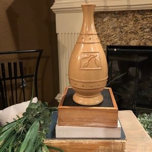 Sorrento Gold Olive Vase, 12 Inches Tall